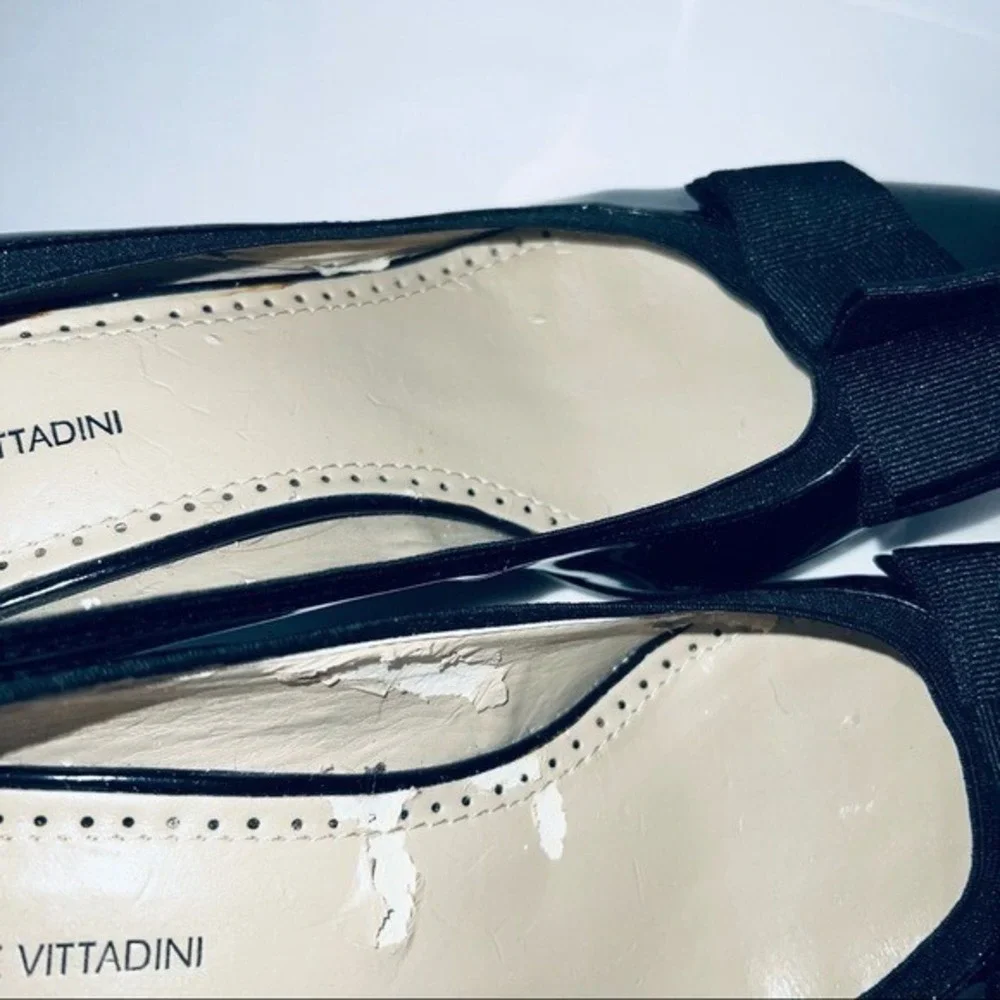 Adrienne Vittadini Black‎ Posy Heels Size 10